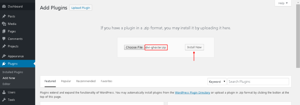 White Label Divi: Installation process